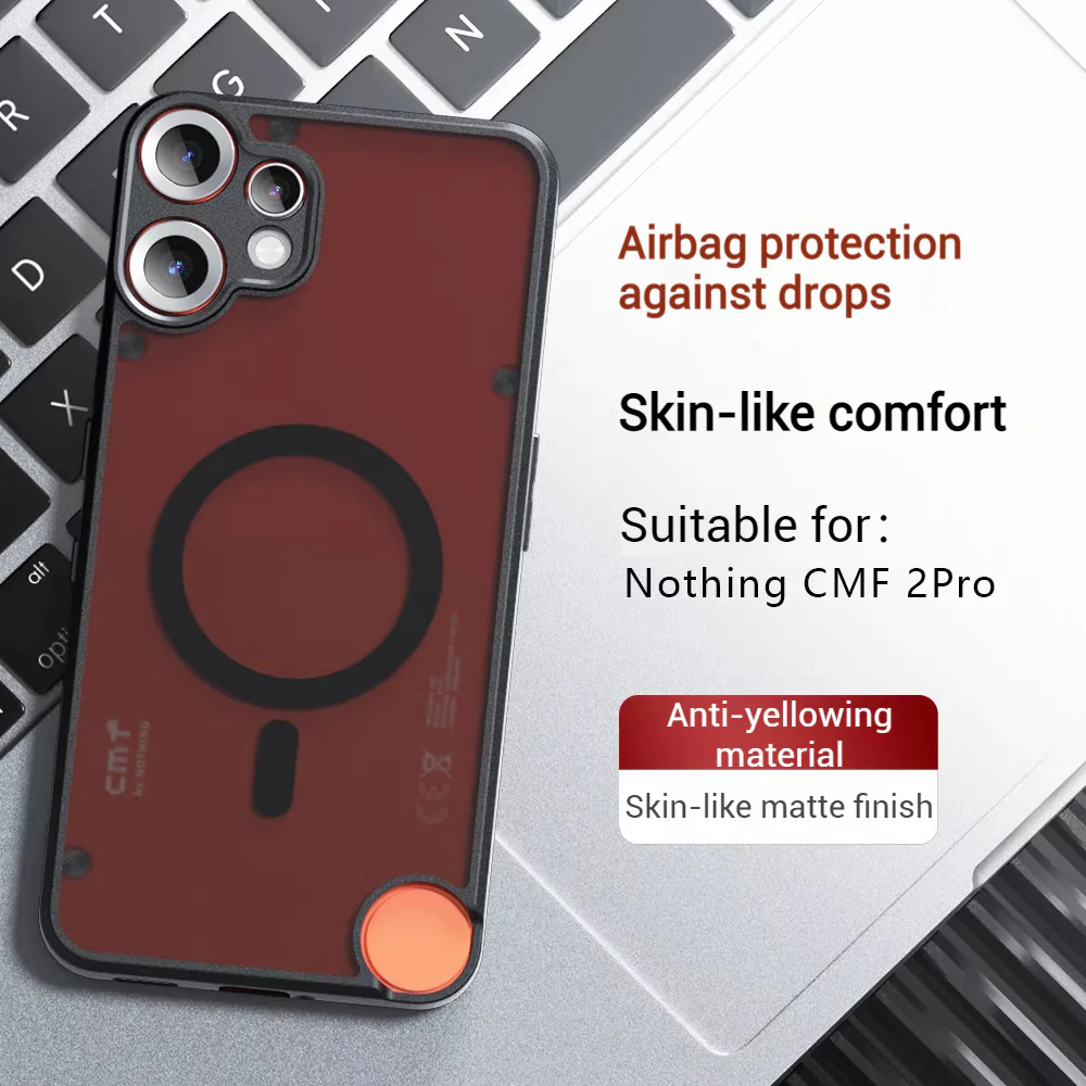 [Magsafe Compatible] Nothing CMF Phone 2 Pro -  Translucent Matte Shockproof Essential Case - Image 8