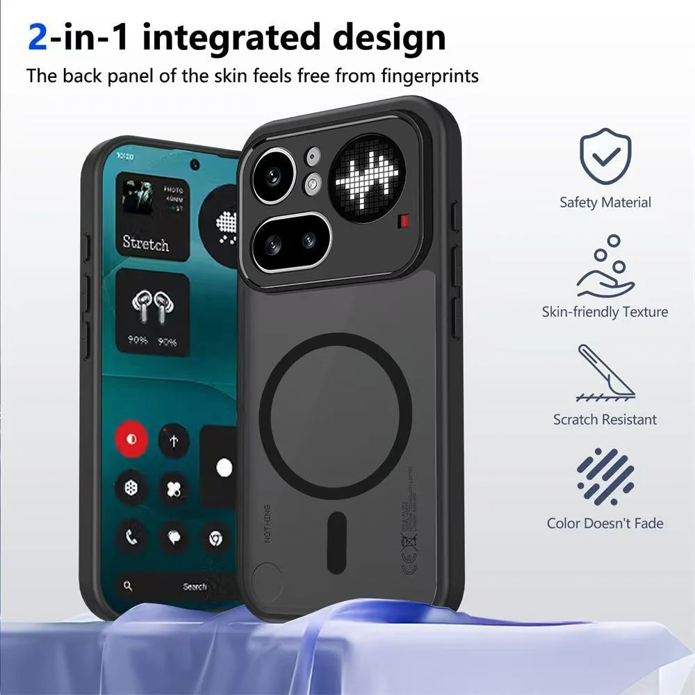 [Magsafe Compatible] Nothing Phone (4a)/Pro - Translucent Matte Shockproof Essential Case - Image 6