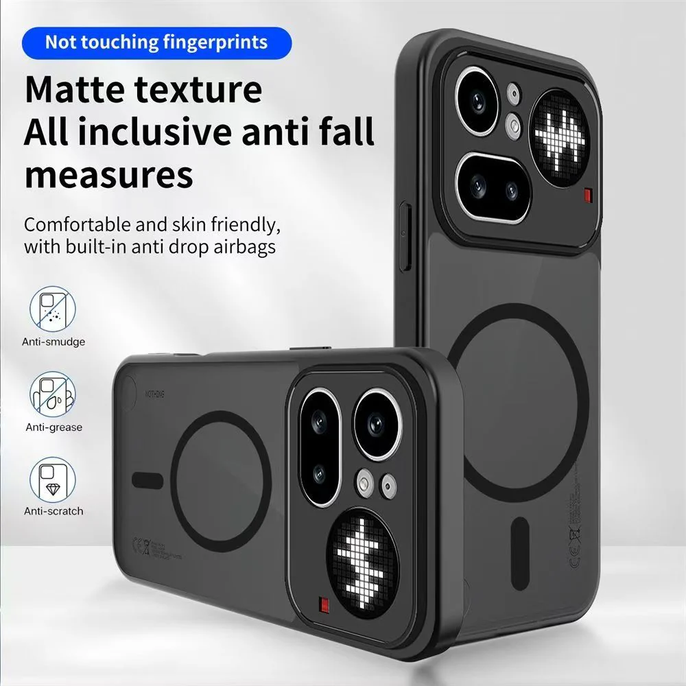 [Magsafe Compatible] Nothing Phone (4a)/Pro - Translucent Matte Shockproof Essential Case - Image 7
