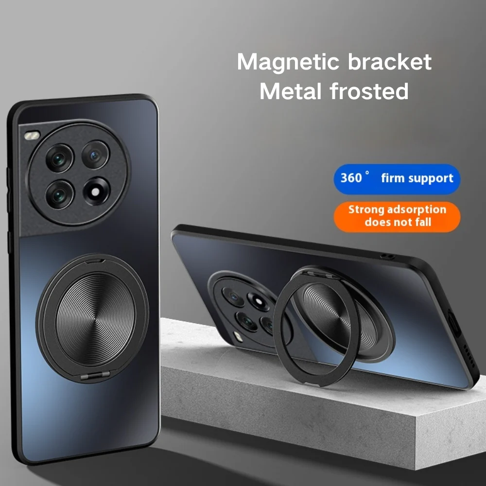 [Magsafe Compatible] OnePlus 11 (PHB110, CPH2449, CPH2447, CPH2451) - Electroplated Magnetic Matte Stand Protective Case - Image 9