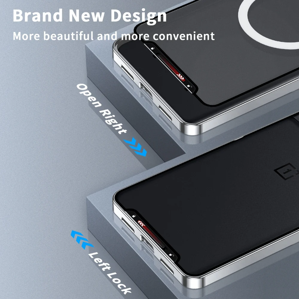 [Magsafe Compatible] OnePlus 12 (PJD110, CPH2573, CPH2581, CPH2583) - Magnetic Frosted Metal Phone Case - Image 7