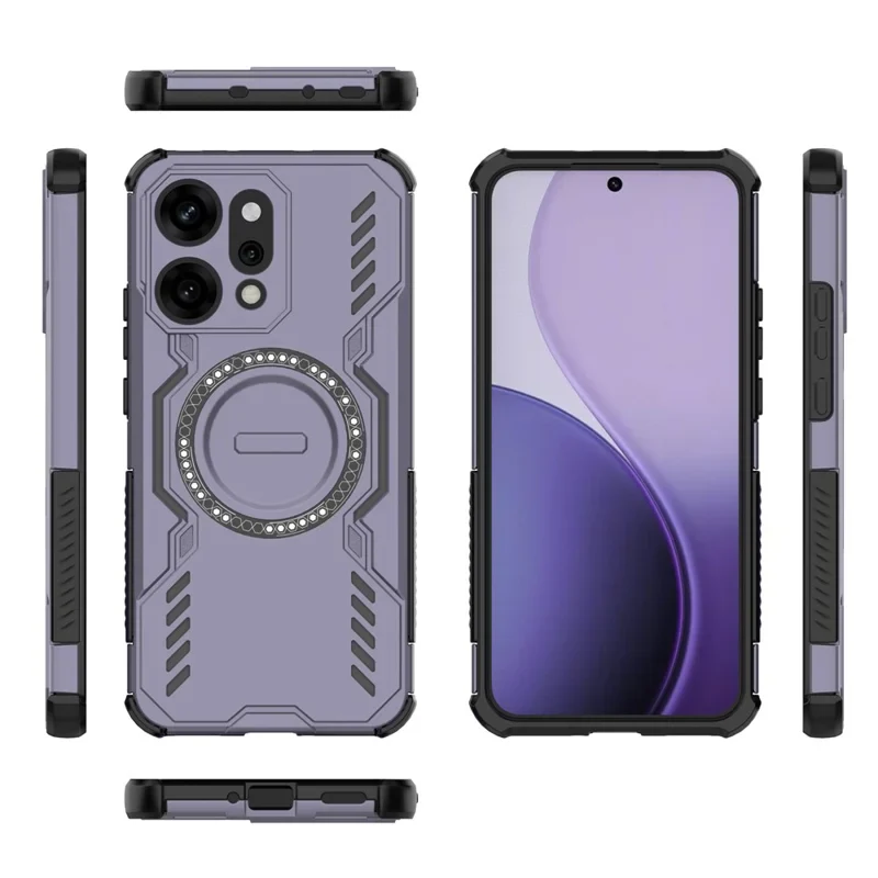 [Magsafe Compatible] OPPO Reno14/Pro 5G PC + TPU Magnetic Butterfly Armor Case With Hollow Heat Dissipation - Image 4