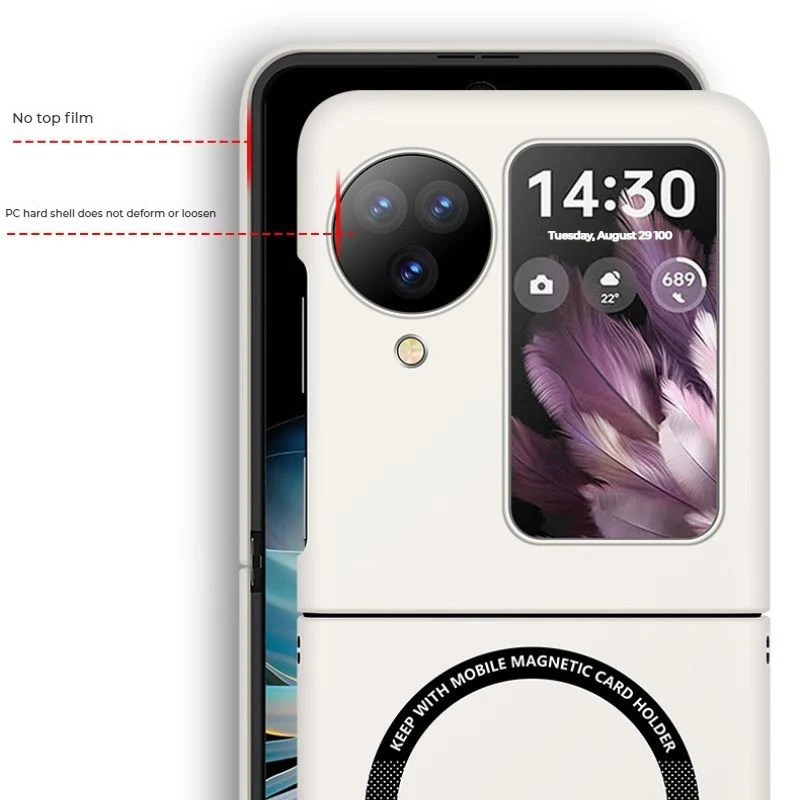 [Magsafe Compatible] OPPO Find N2 Flip (CPH2437) - Full Coverage Ultra Thin Matte Shockproof Essentials Series Case - Image 9