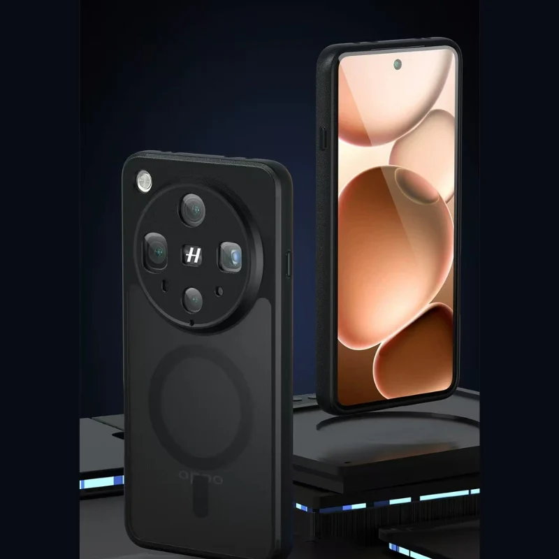 [Magsafe Compatible] OPPO Find X8s Semi-Transparent Frosted Case with Shockproof TPU Corners & Anti-Dust, Anti-Fingerprint Design - Image 6