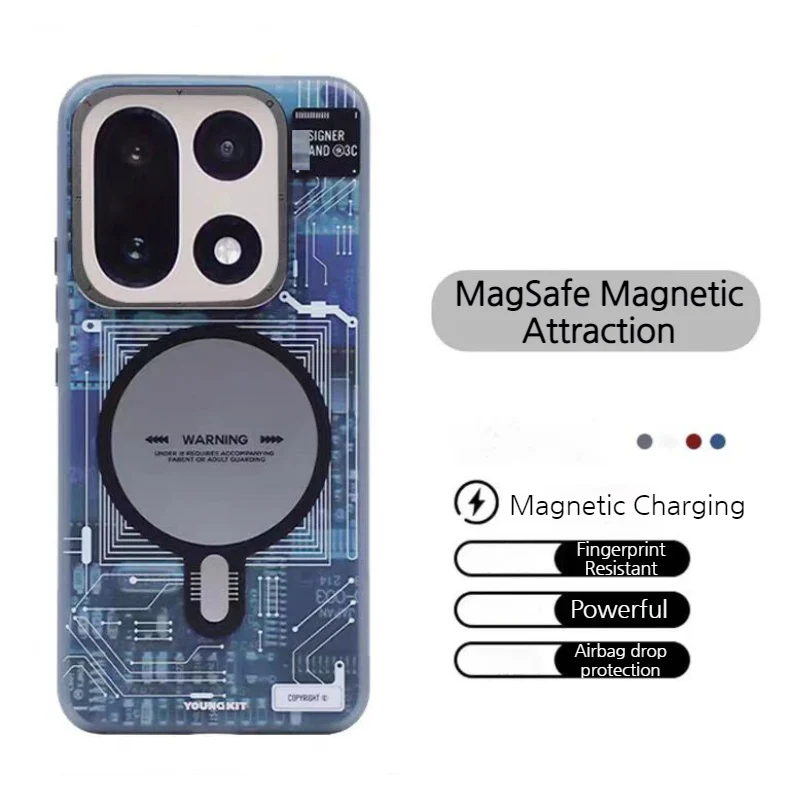 [Magsafe Compatible] Oppo Find X9/Pro - Tech Airbag Full-Body Shockproof Case - Image 5
