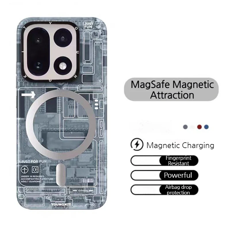 [Magsafe Compatible] Oppo Find X9/Pro - Tech Airbag Full-Body Shockproof Case - Image 6