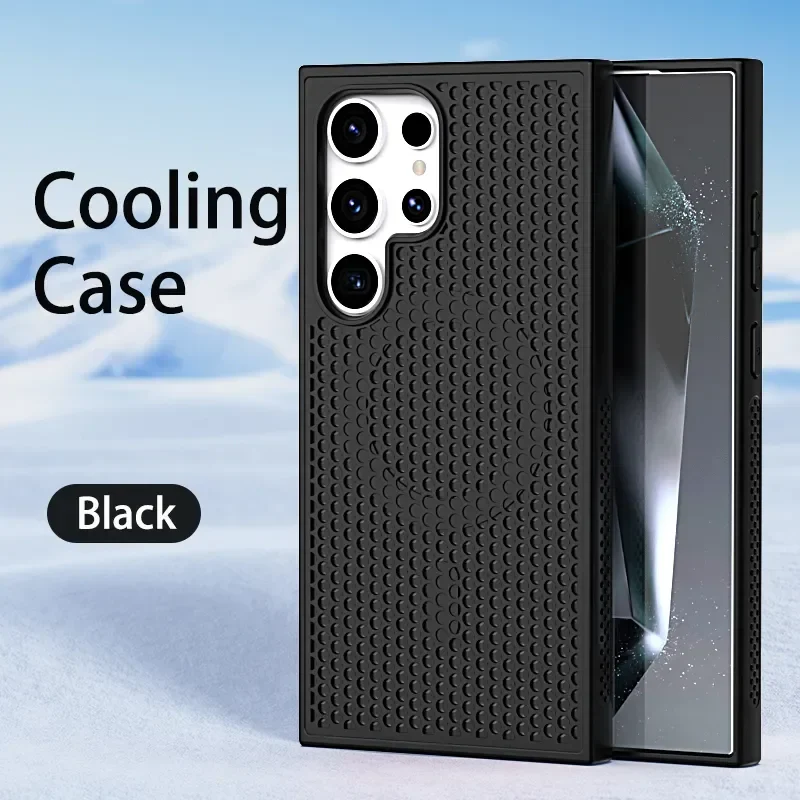 [Magsafe Compatible] Samsung Galaxy S22 SM-S901/Ultra SM-S908/Plus SM-S906 Ultra-thin Honeycomb Heat Dissipation Full-cover Essentials Series Case - Image 2