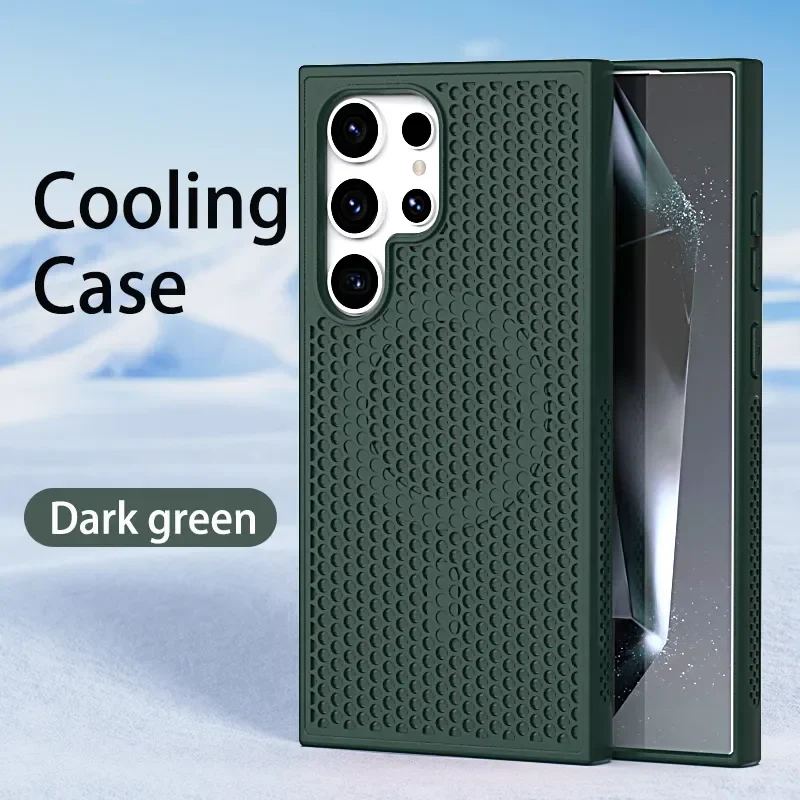 [Magsafe Compatible] Samsung Galaxy S22 SM-S901/Ultra SM-S908/Plus SM-S906 Ultra-thin Honeycomb Heat Dissipation Full-cover Essentials Series Case - Image 4