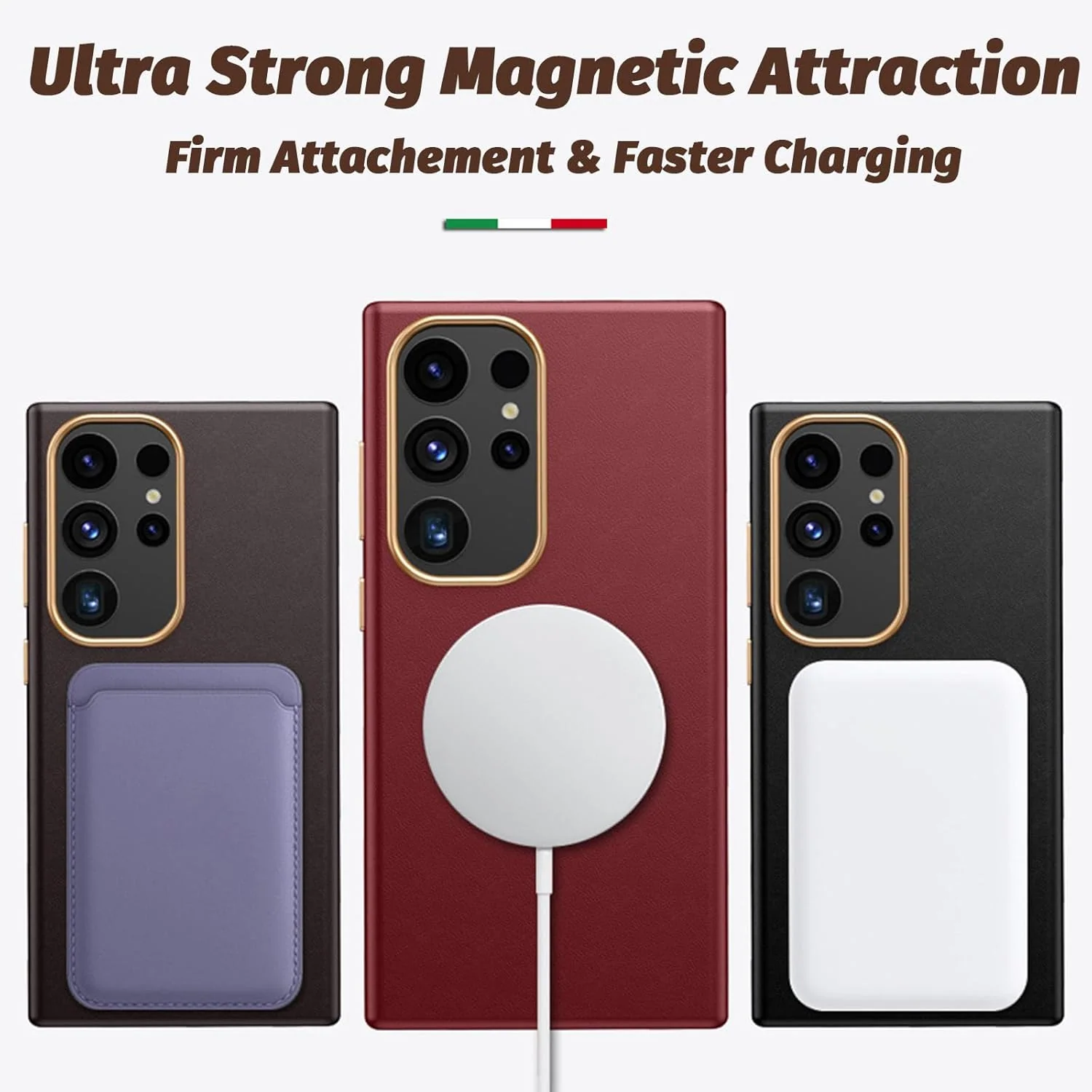 [Magsafe Compatible] Samsung Galaxy S23 & Plus & Ultra - Genuine Full-Body Shockproof Soft-Touch Electroplated Phone Case - Image 7