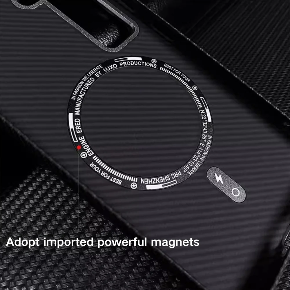 [Magsafe Compatible] Samsung Galaxy S24/Plus/Ultra - Kevlar Carbon Fiber Texture Shockproof Case - Image 10
