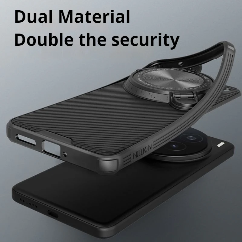 [Magsafe Compatible] Vivo X200 Pro (V2413) - Nillkin Metal Frame Stand Essentials Series Case - Image 3