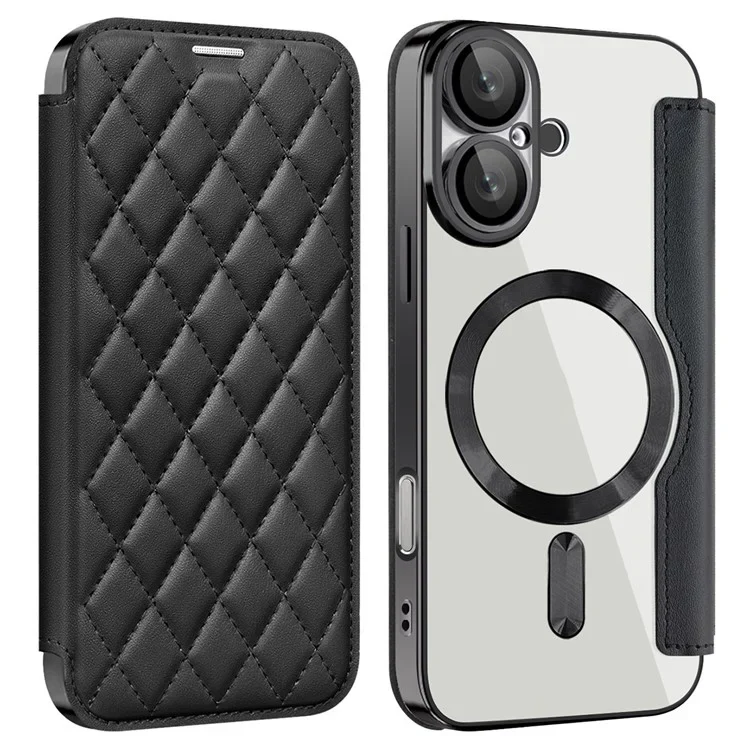 [Magsafe Compatible][With Card Slot] Apple iPhone 17/Pro/Pro Max/Air High-End Leather Full Coverage Shockproof Flip Wallet Series Case With Lens Film - Image 4