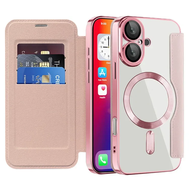 [Magsafe Compatible][With Card Slot] Apple iPhone 17/Pro/Pro Max/Air High-End Leather Full Coverage Shockproof Flip Wallet Series Case With Lens Film - Image 7