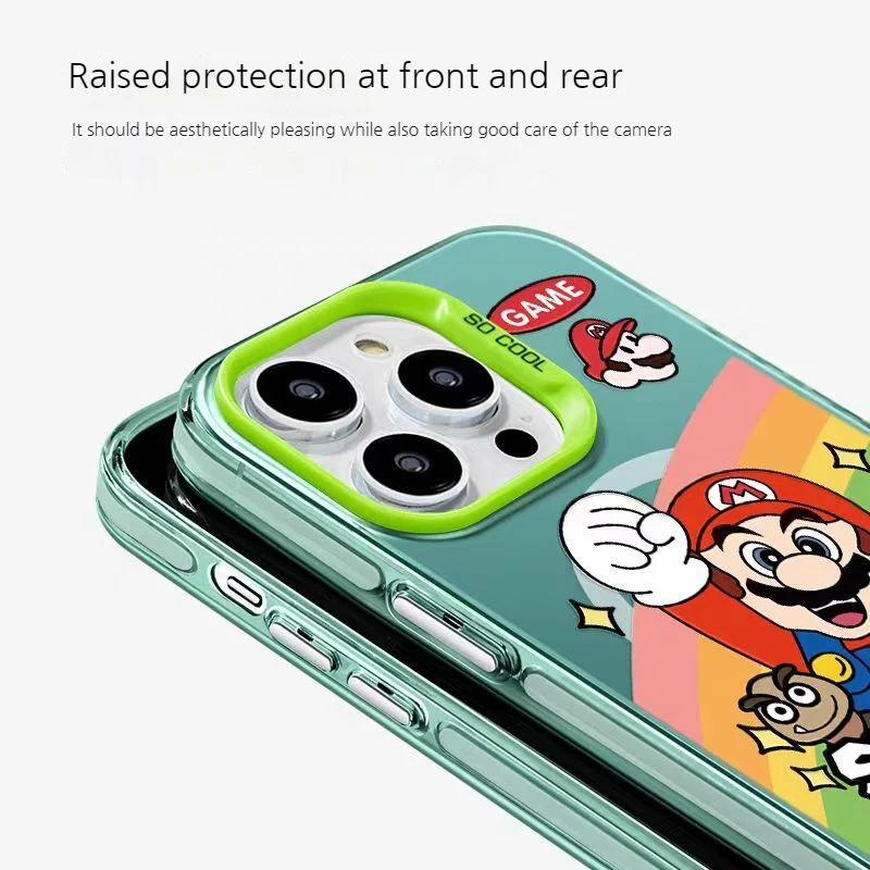 [Magsafe Compatible][With Stand] Apple iPhone 16/Plus/Pro/Max - Mario Stylish Full-Body Shockproof Phone Case - Image 2
