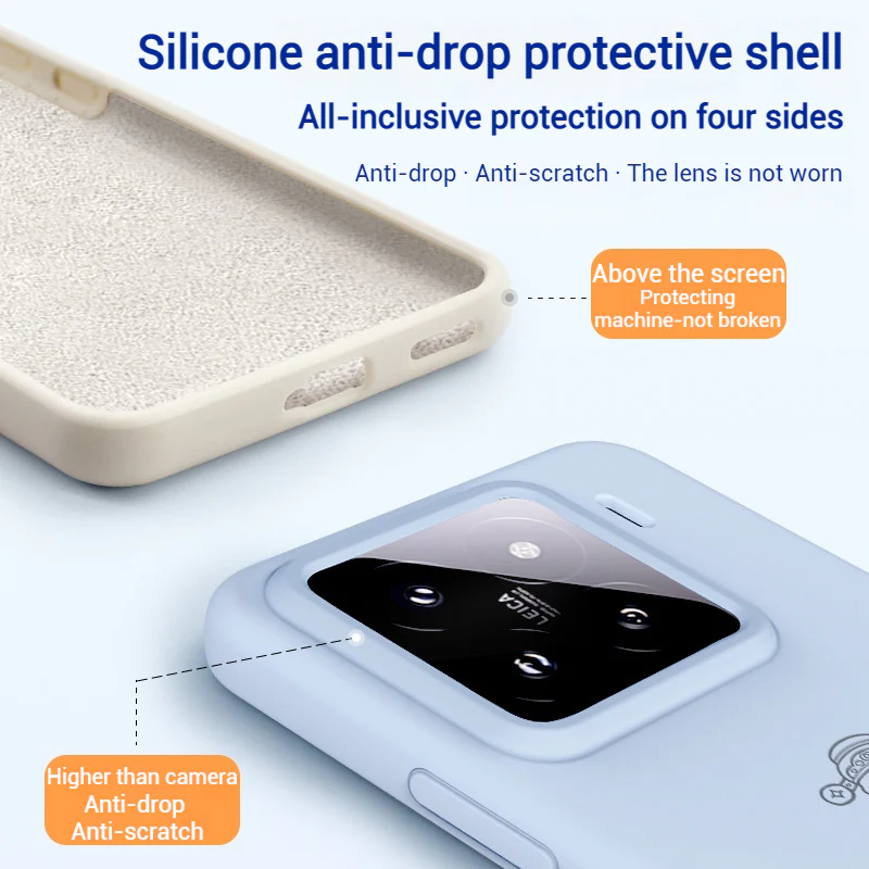 [Magsafe Compatible] Xiaomi Mi 14/Pro/Ultra Liquid Silicone Shockproof Protective Case - Image 7