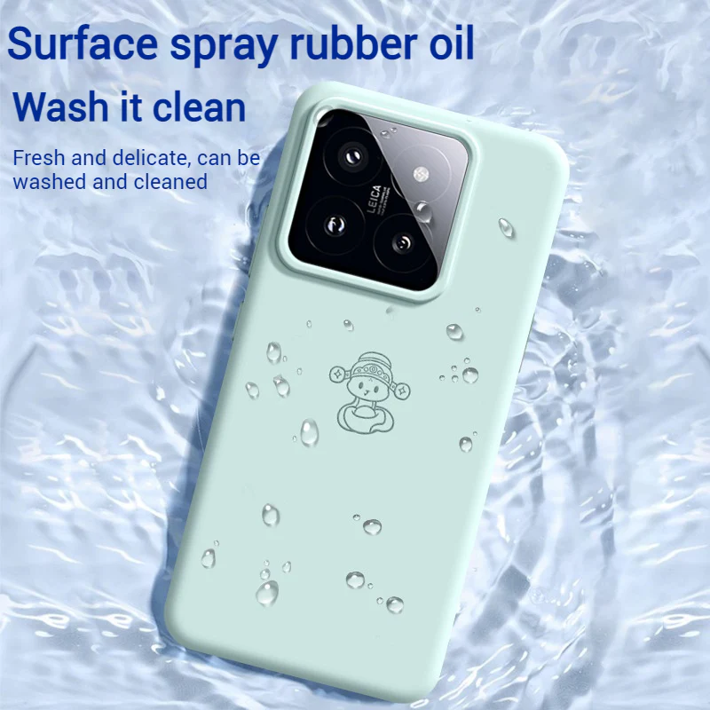 [Magsafe Compatible] Xiaomi Mi 14/Pro/Ultra Liquid Silicone Shockproof Protective Case - Image 8