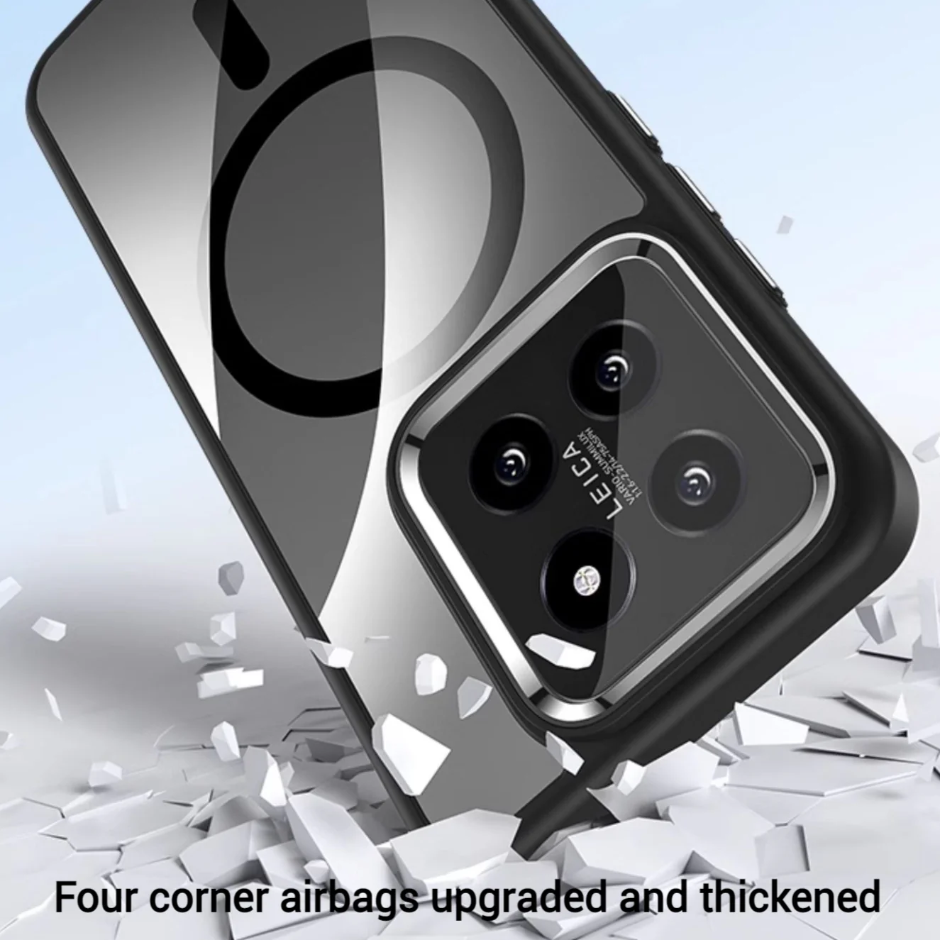 [Magsafe Compatible] Xiaomi Mi 15/Pro Transparent Ultra-Thin Shockproof Essential Series Case - Image 3