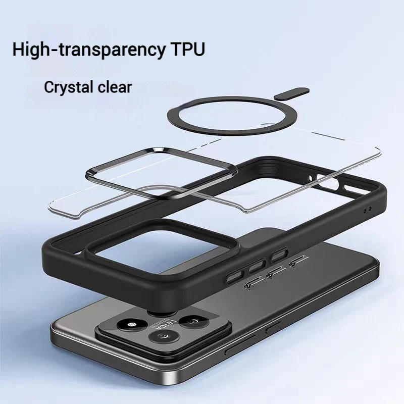 [Magsafe Compatible] Xiaomi Mi 15/Pro Transparent Ultra-Thin Shockproof Essential Series Case - Image 6
