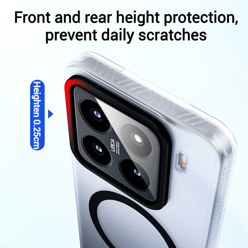 [Magsafe Compatible] Xiaomi Mi 15/Pro Gradient Matte Full-Protection Soft Edge Essential Series Case - Image 2