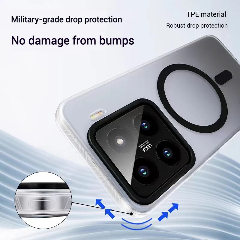 [Magsafe Compatible] Xiaomi Mi 15/Pro Gradient Matte Full-Protection Soft Edge Essential Series Case - Image 5