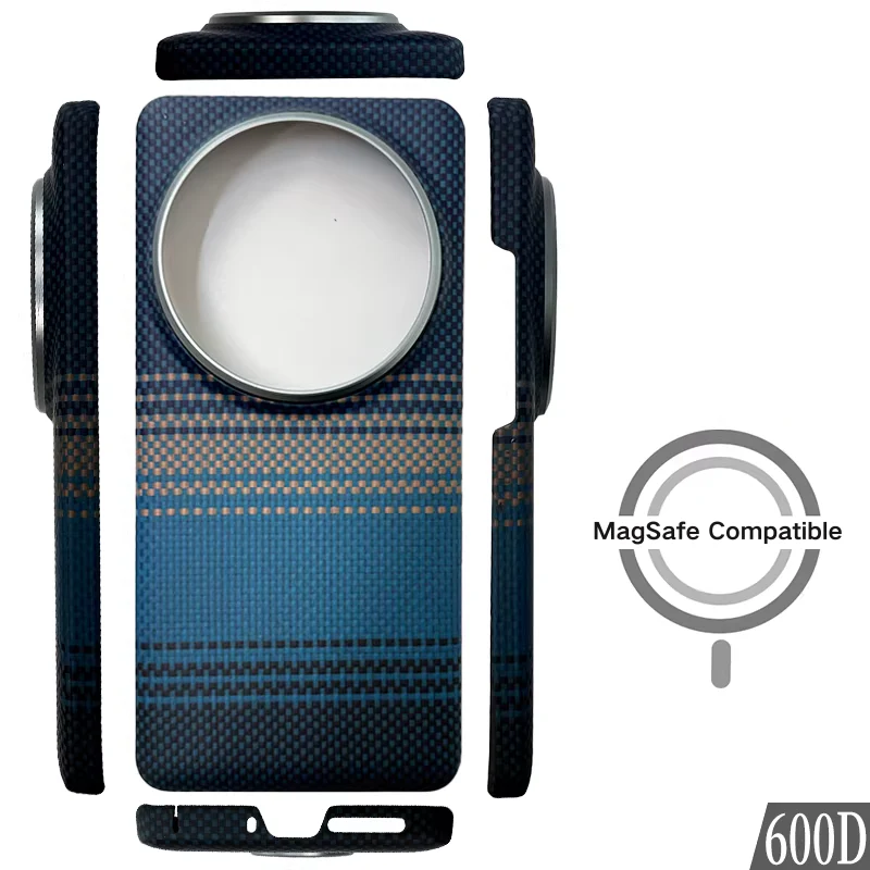 [Magsafe Compatible] Xiaomi Mi 17 Ultra - Magnetic Built-in Kevlar-Texture Fiber Phone Case - Image 8