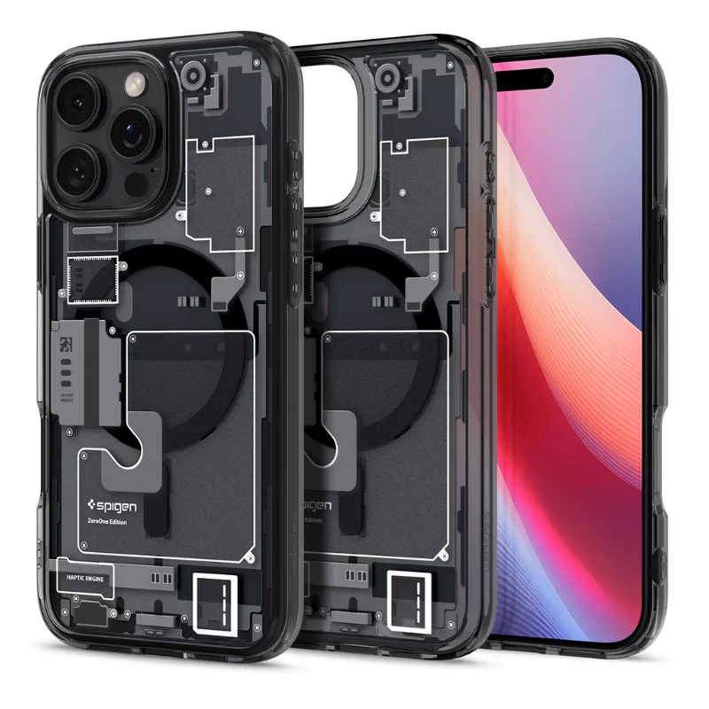 [Magsafe Compatible] Zero One Electron Tech Style Apple iPhone 15/Plus/Pro/Max Spigen SGP Ultra Hybrid (MagFit) Case - Image 3