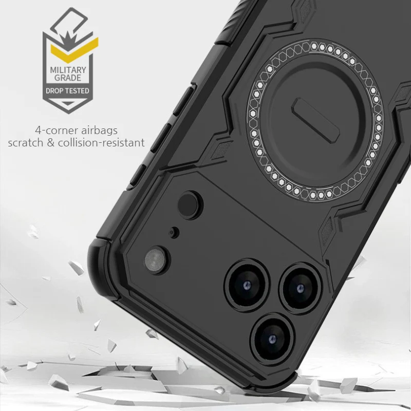 [Magsafe Compatoble] Apple iPhone 16/Pro/Plus/Pro Max/16 E - Military-Grade Cooling Shockproof Case - Image 6