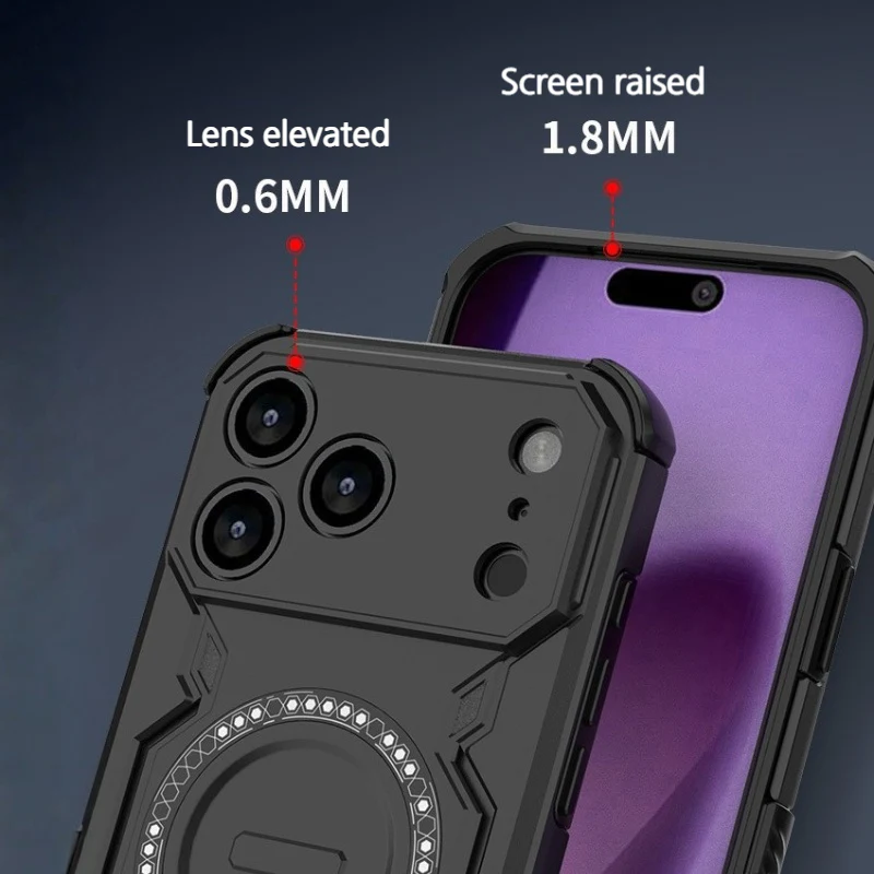 [Magsafe Compatoble] Apple iPhone 16/Pro/Plus/Pro Max/16 E - Military-Grade Cooling Shockproof Case - Image 8