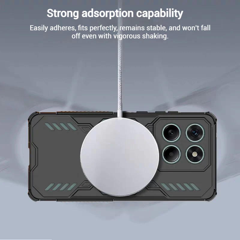 [Magsafe Compatoble] Motorola Moto Edge 70 Fusion - Military-Grade Cooling Shockproof Case - Image 7