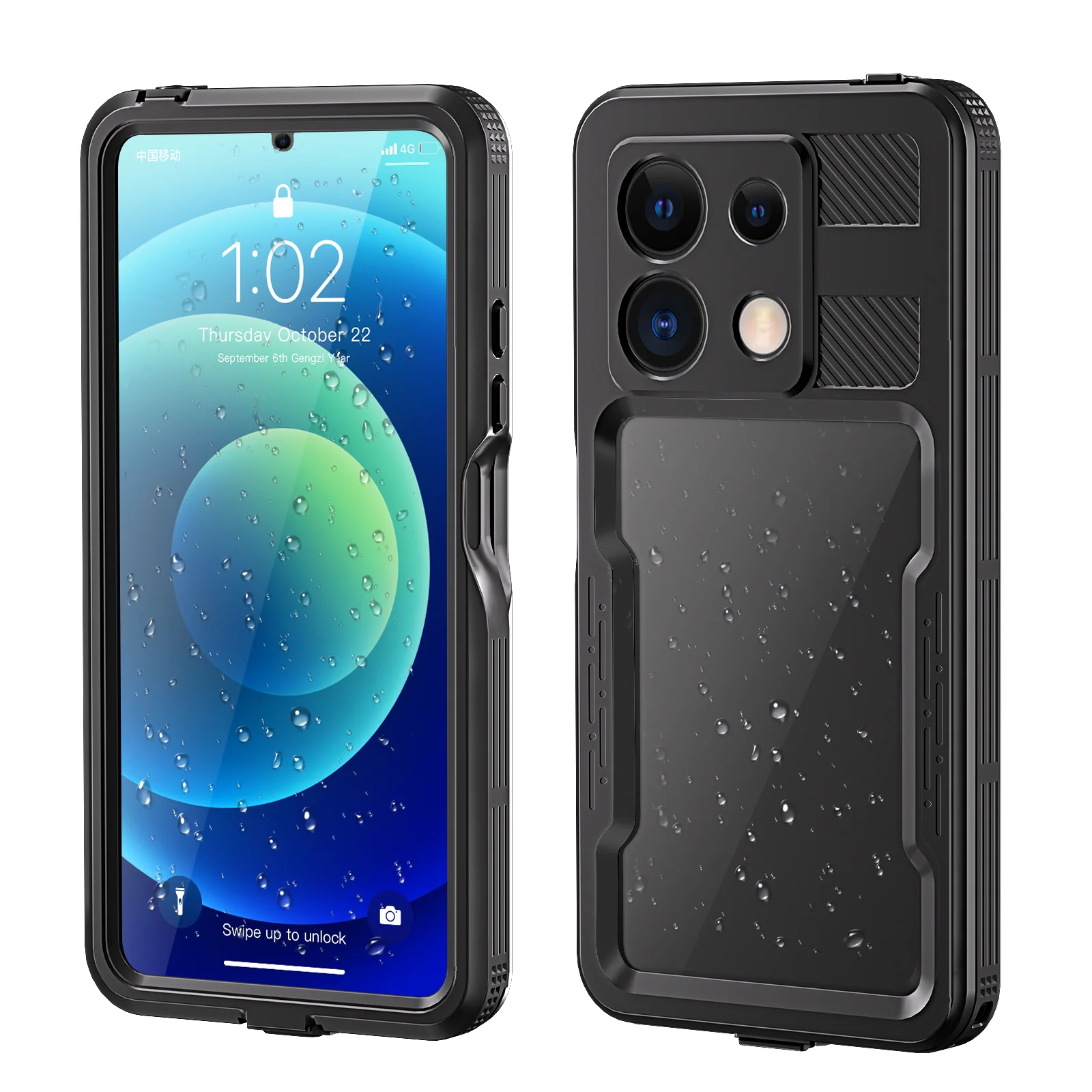 [Mars Series] Xiaomi Redmi Note 13 5G - Shellbox Full Covered Waterproof Heavy Duty Tough Armor Case