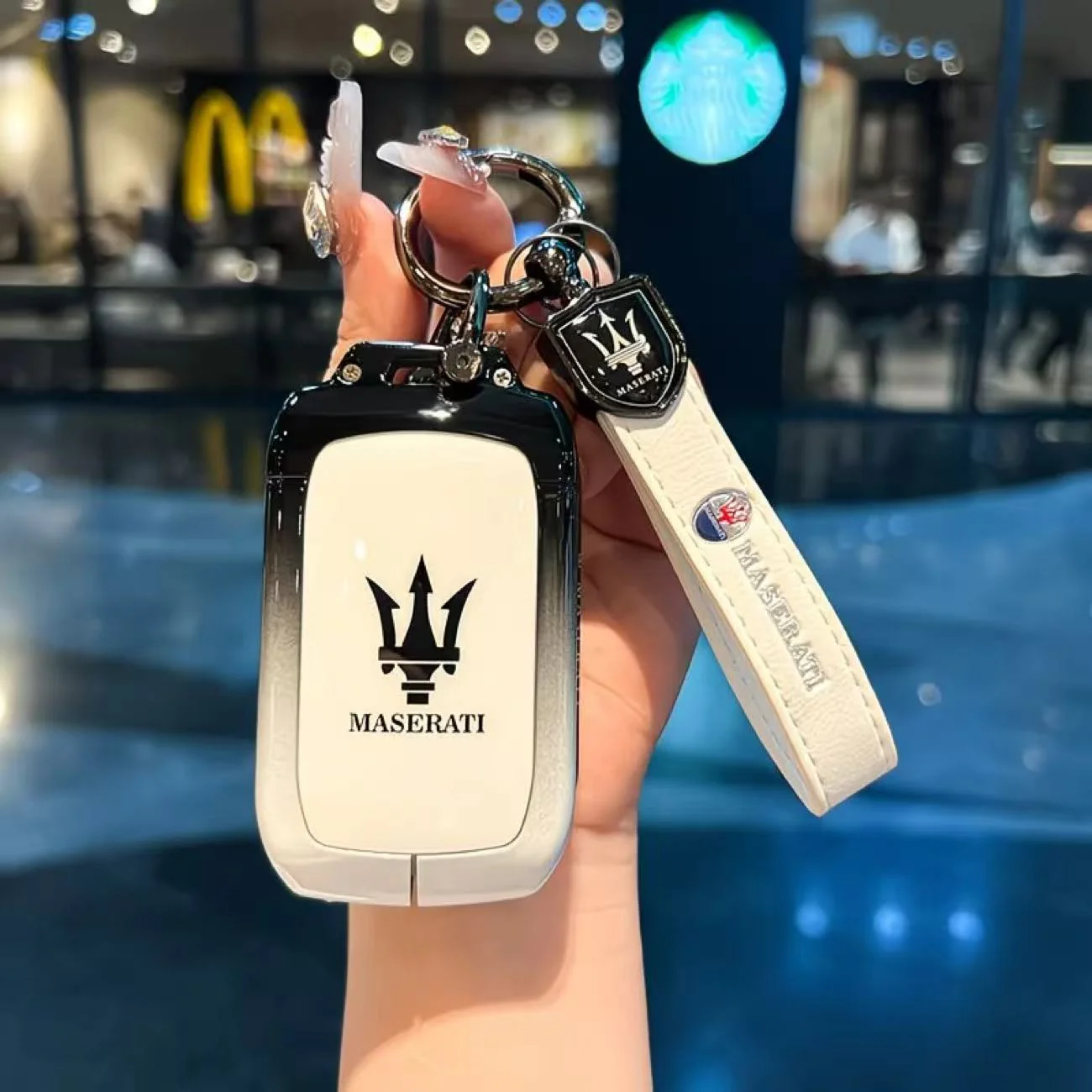 Maserati Zinc Alloy Full-Cover Stylish & Elegant Design Car Key Fob Case Cover for New Grecale MC20 Ghibli Since 2023