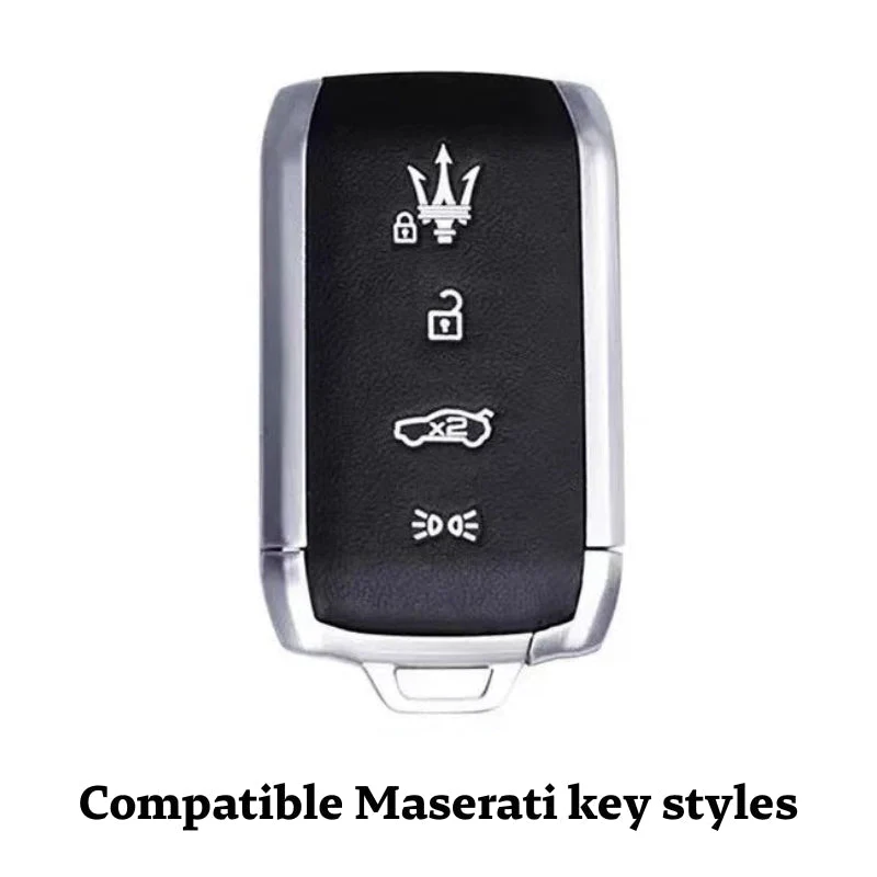 Maserati Zinc Alloy Full-Cover Stylish & Elegant Design Car Key Fob Case Cover for New Grecale MC20 Ghibli Since 2023 - Image 2