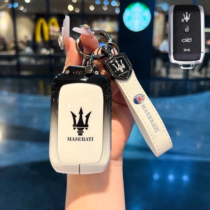 Maserati Zinc Alloy Full-Cover Stylish & Elegant Design Car Key Fob Case Cover for New Grecale MC20 Ghibli Since 2023 - Image 6