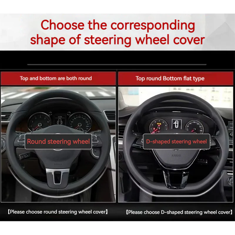 Mazda Premium Nappa Leather Breathable Ultra-Thin Non-Slip Steering Wheel Cover For Mazda 3 Axela, CX-5, CX-4, Atenza, CX-30, CX-50, Mazda 6, Ruiyi - Image 6