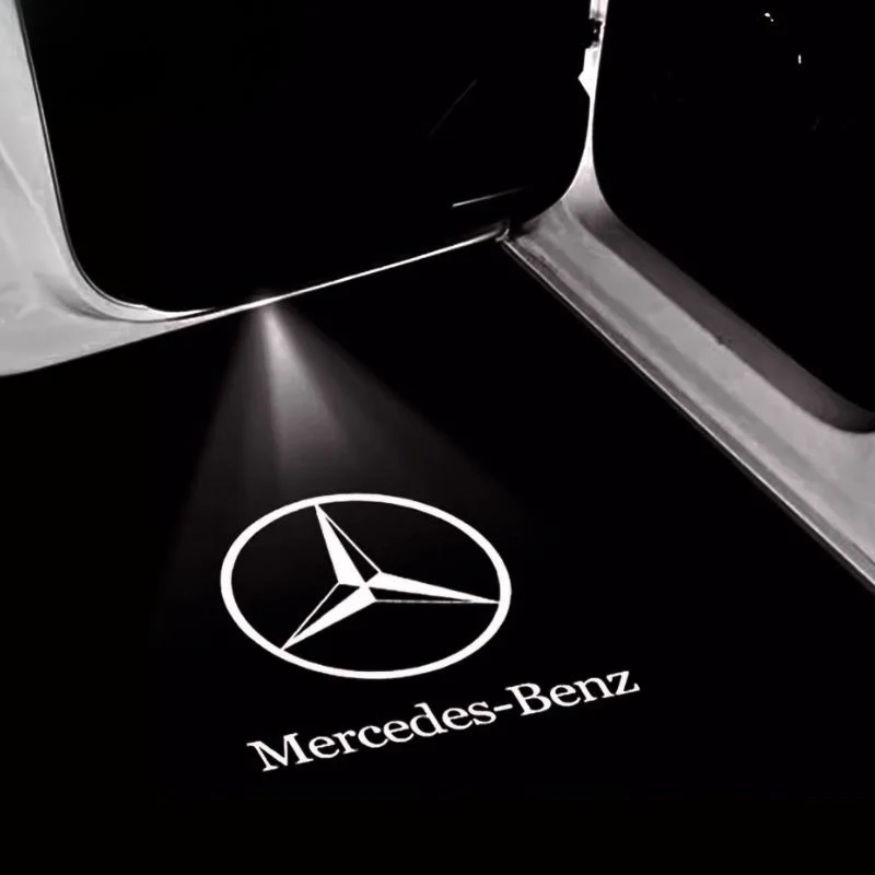 Mercedes-Benz S-Class Custom Dedicated Car Door Welcome Lights & LED Projector for S320L, S350L, S400, S450L, S500L Maybach