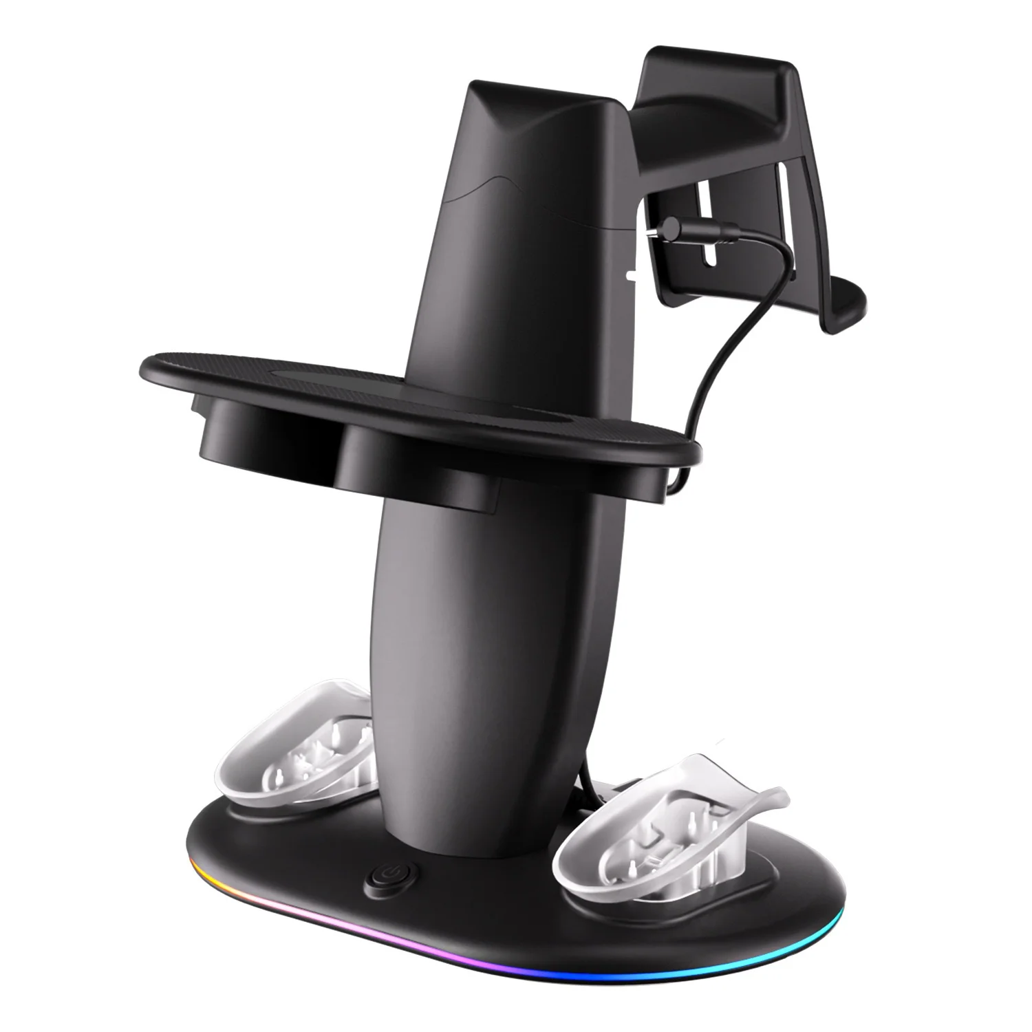 Meta Quest 2 & Quest 3 & Quest 3S - 30W Desktop Fast Charging RGB Storage Dock Stand - Image 9