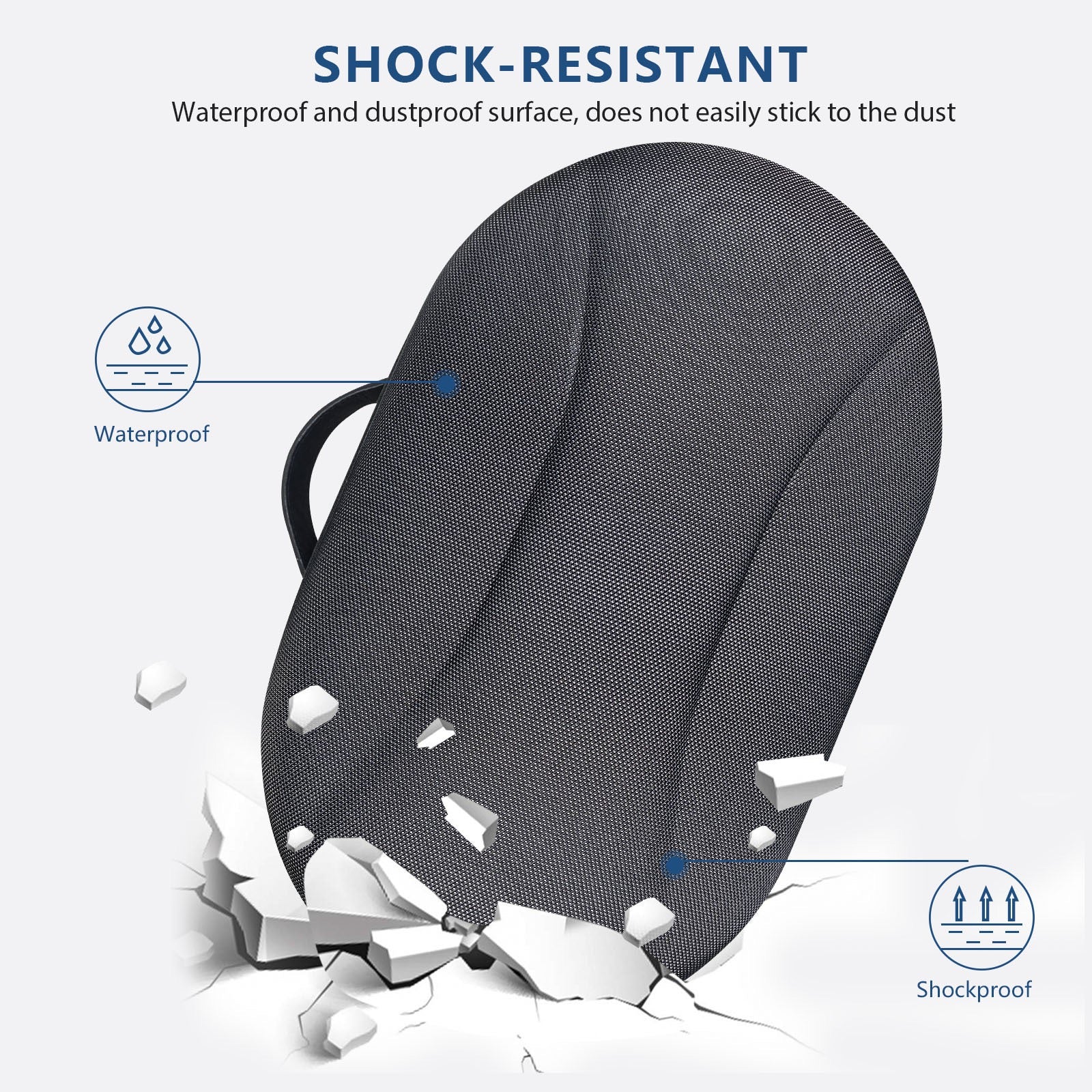 Meta Quest 3 - EVA Handheld Hard Shell Shockproof Storage Case - Image 6