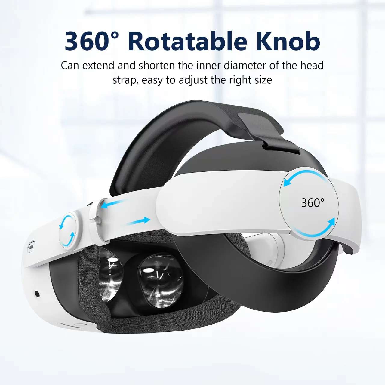 Meta Quest 3 Minimalist Breathable Facial Interface Adjustable Headband - Image 2