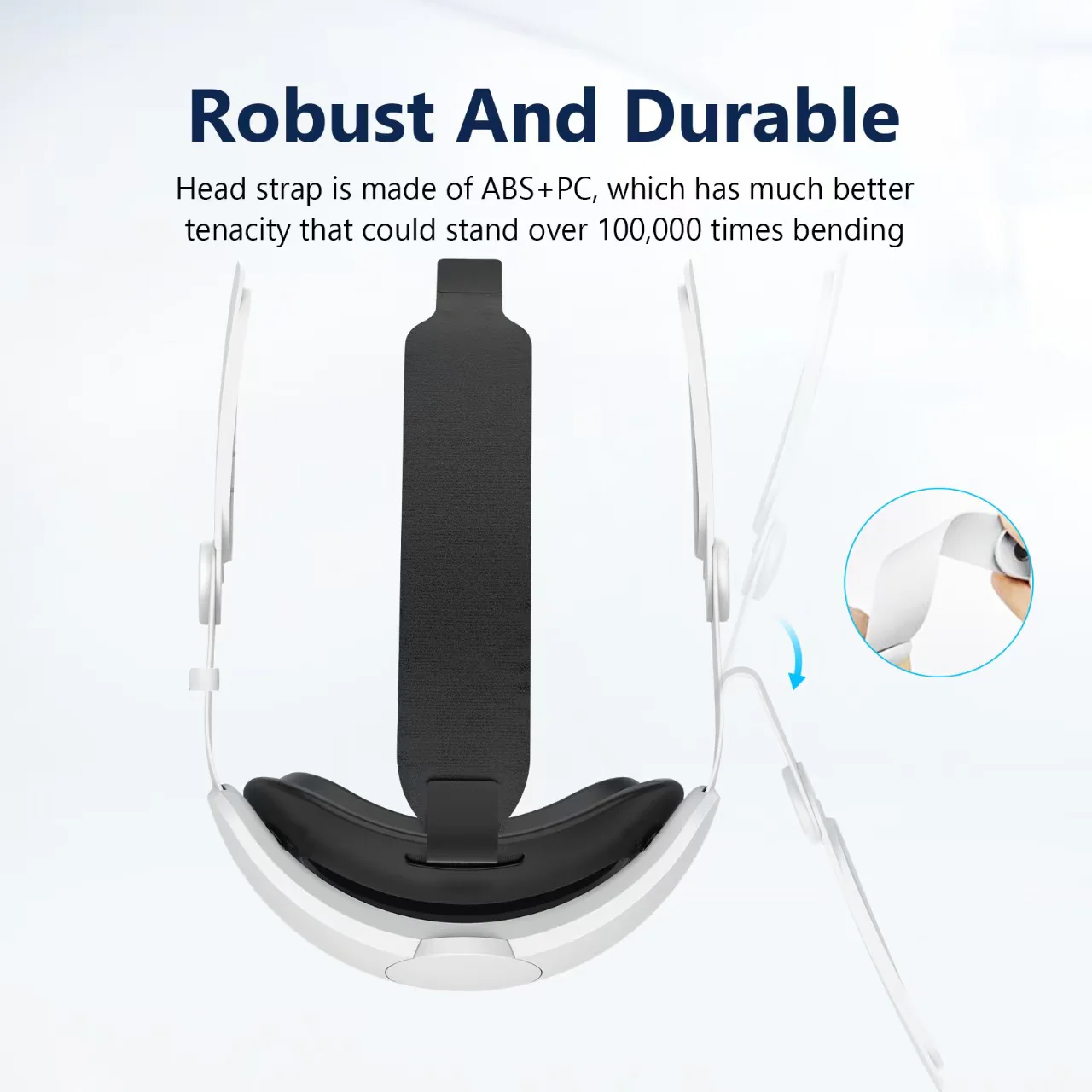Meta Quest 3 Minimalist Breathable Facial Interface Adjustable Headband - Image 4