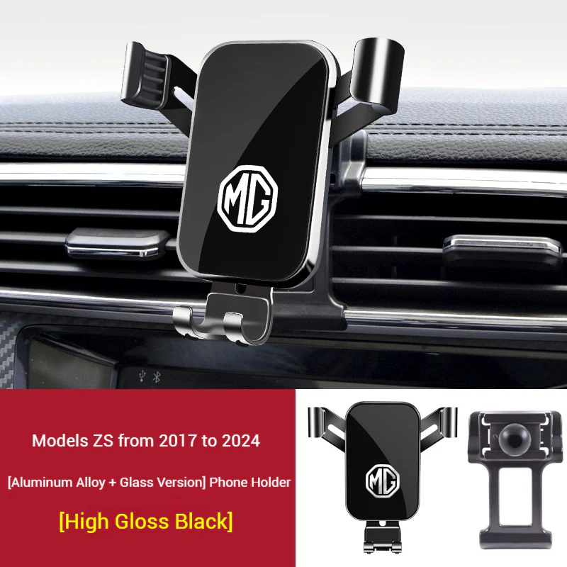 MG Aluminum Alloy + Glass Meterial Car Model-Specific Phone Mounts For ZS (2017–2024 models) - Image 13