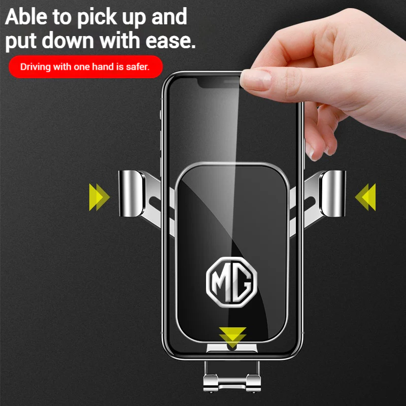 MG Aluminum Alloy + Glass Meterial Car Model-Specific Phone Mounts For MG6 / MG6 PRO / MG6 New Energy (2017–2024 models) - Image 7