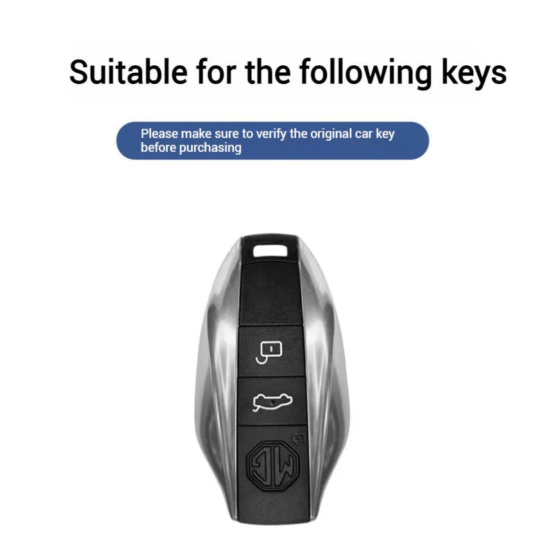 MG Full coverage protection with Zinc Alloy Car Key Fob Case Cover For MG7 2023 2024 - Image 2