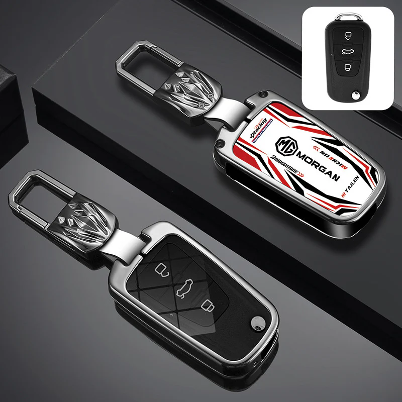 MG Stylish Racing-inspired Design Car Key Fob Case Cover For MG5, MG7, MG GT, MG GS, MG ZS, MG 360 - Image 7