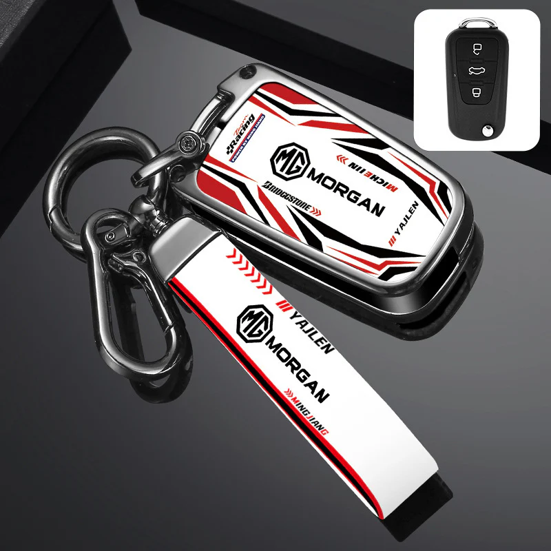 MG Stylish Racing-inspired Design Car Key Fob Case Cover For MG5, MG7, MG GT, MG GS, MG ZS, MG 360 - Image 9
