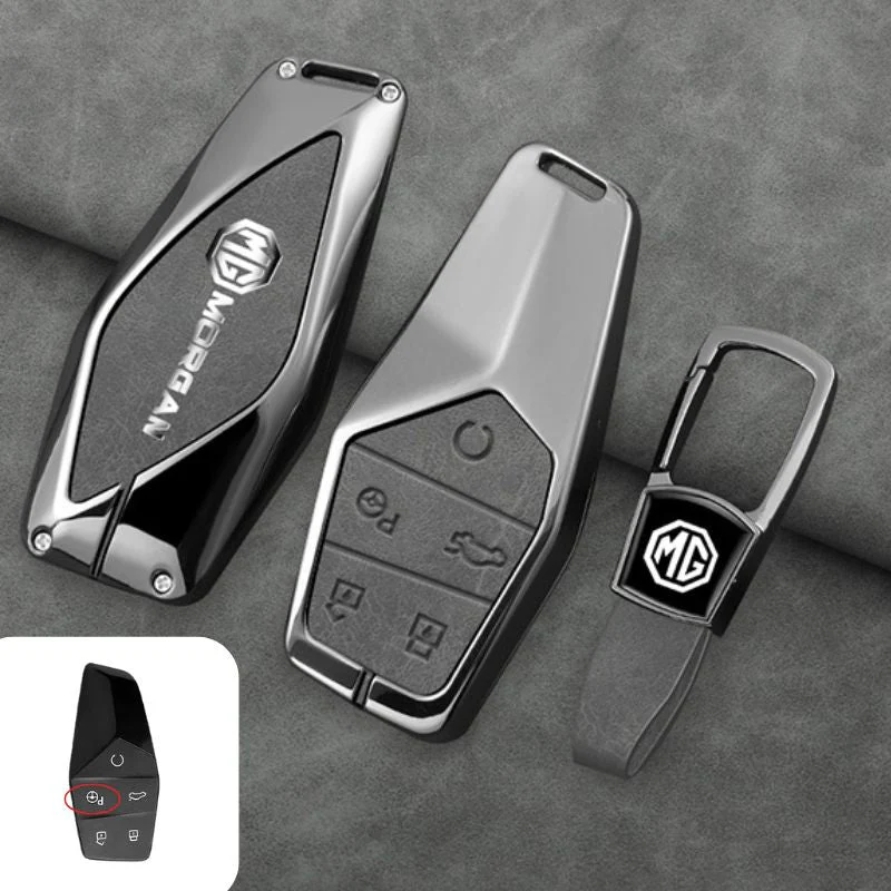 MG Zinc Alloy + PU Leather Smart Remote Control Car Key Fob Case Cover For MG ONE - Image 11