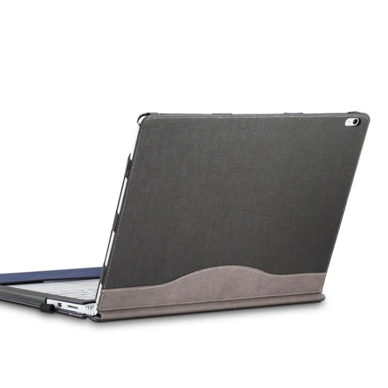 Microsoft Surface Book 2/3 Gen 15" - PU Leather Detachable Laptop Stand Protective Sleeves Case - Image 2