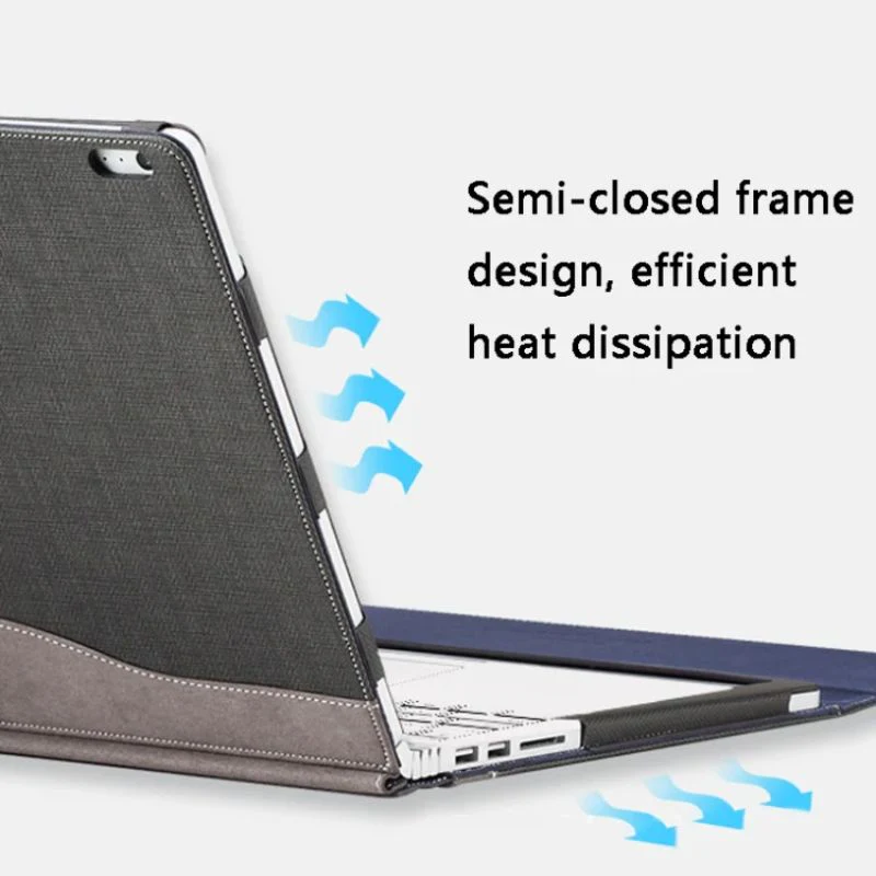 Microsoft Surface Book 2/3 Gen 15" - PU Leather Detachable Laptop Stand Protective Sleeves Case - Image 7