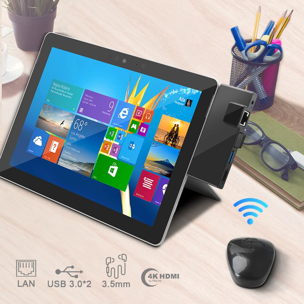 Microsoft Surface Go 1/2/3/4 - Compatible Multifunctional 5-in-1 Docking Station USB C-Hub Adattatore With 4K HDMI - Image 3