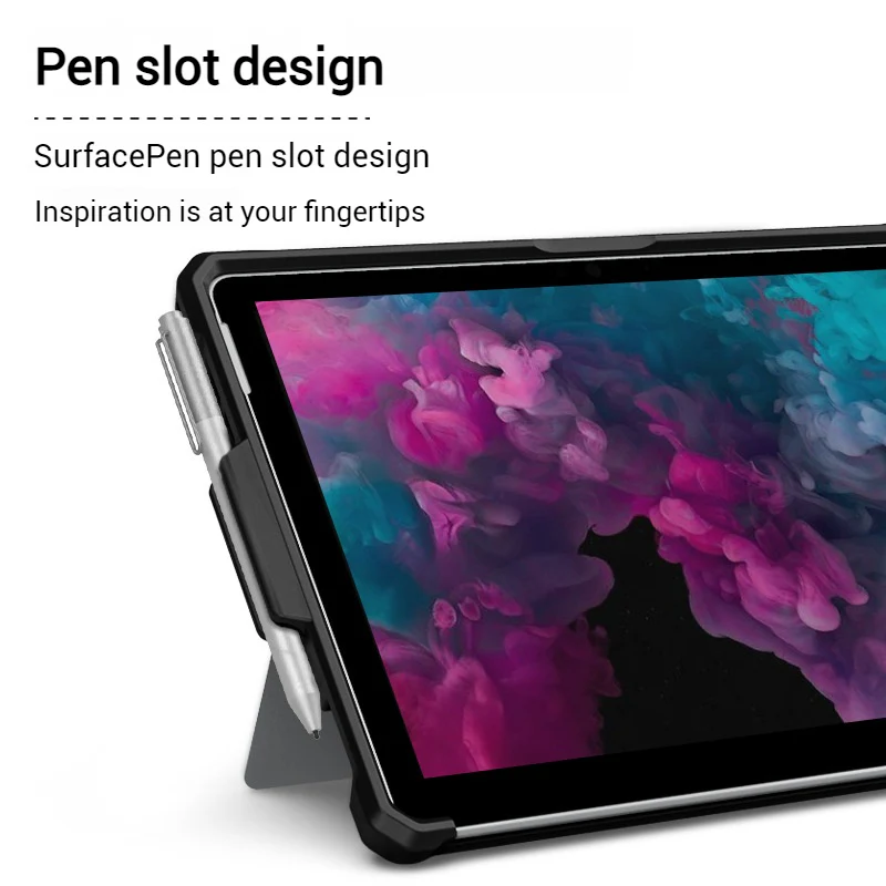 Microsoft Surface Pro 4/5/6/7 - Silicone Shockproof Protective Case - Image 12