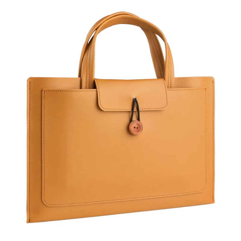 Universal Laptop 13"/ 14"/15"/16" - Business Minimalist Waterproof PU Soft Leather Carry Case - Image 6